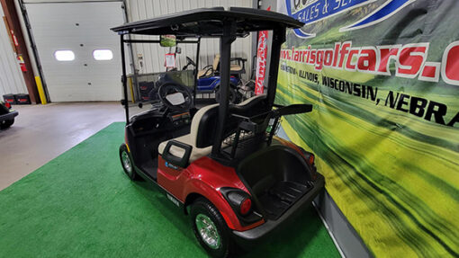 2022 Yamaha Drive 2 Lithium PTV Jasper Red Metallic Golf Car - Image 5