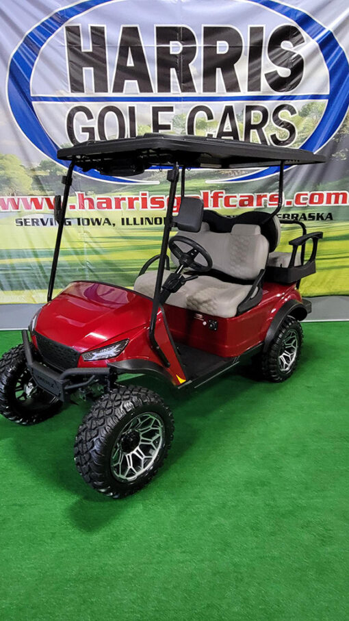 2023 MadJax Cherry Red Electric 4-Passenger Vehicle