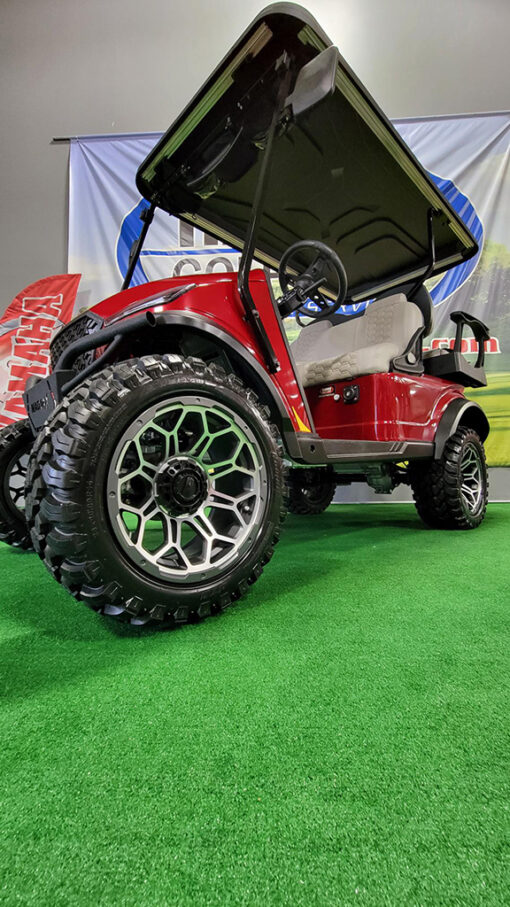 2023 MadJax X-Series Lifted Cherry Red 4-Passenger Vehicle - Image 3