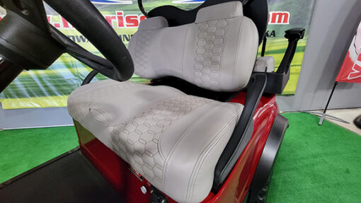 2023 MadJax X-Series Lifted Cherry Red 4-Passenger Vehicle - Image 4
