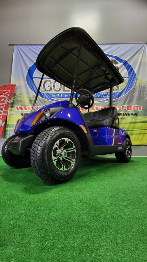 2026 Yamaha Drive 2 EFI PTV Racing Blue Golf Car - Image 3