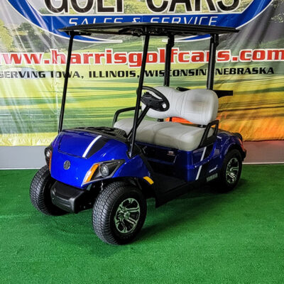 2026 Racing Blue with Gray Seats Gas Golf Car