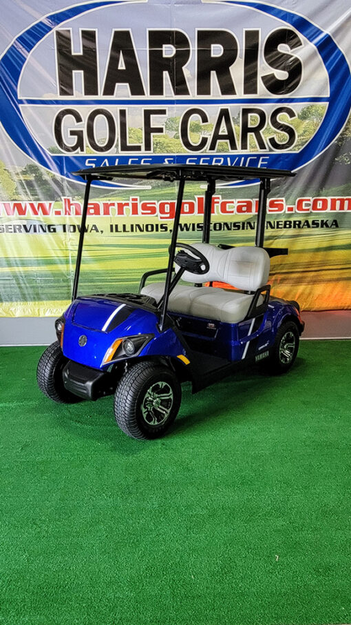 2026 Racing Blue with Gray Seats Gas Golf Car
