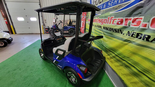 2026 Yamaha Drive 2 EFI PTV Racing Blue with Gray Seats Golf Car - Image 5