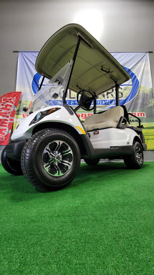 2016 Yamaha Drive Electric PTV Glacier White 4-Passenger Vehicle - Image 3