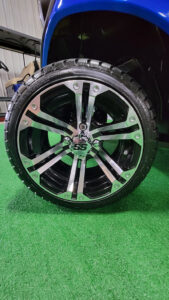 2017 Aqua Blue Gas Golf Car