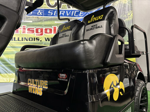 Custom Iowa Hawkeye Men's Basketball 6-Passenger Vehicle - Image 5