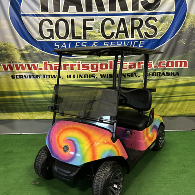 Custom Tie Dye Golf Car